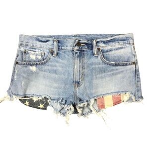 Ralph Lauren Denim & Supply Boyfriend Cut Off Short Shorts Womens 27
